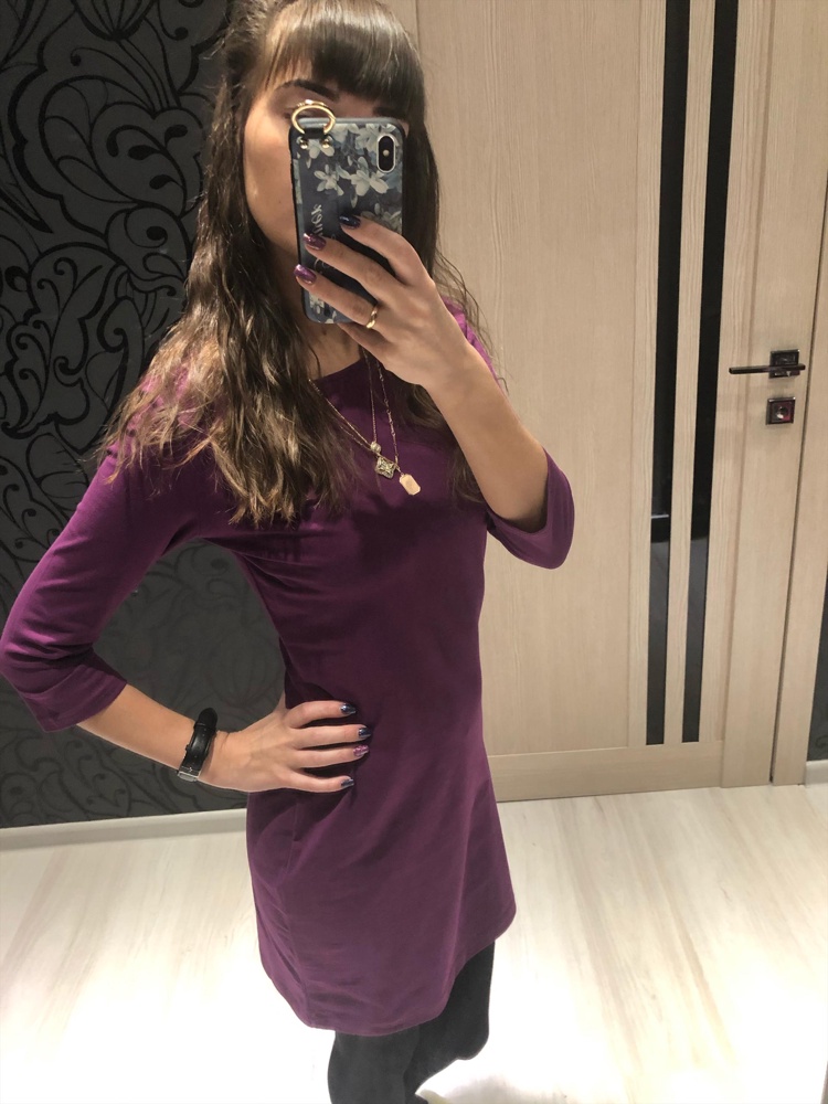 Очень крутое повседневное платье. На мой 42 хs