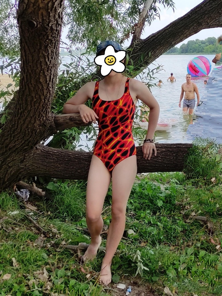 Купальник-огонь!Купила девочке-подростку.