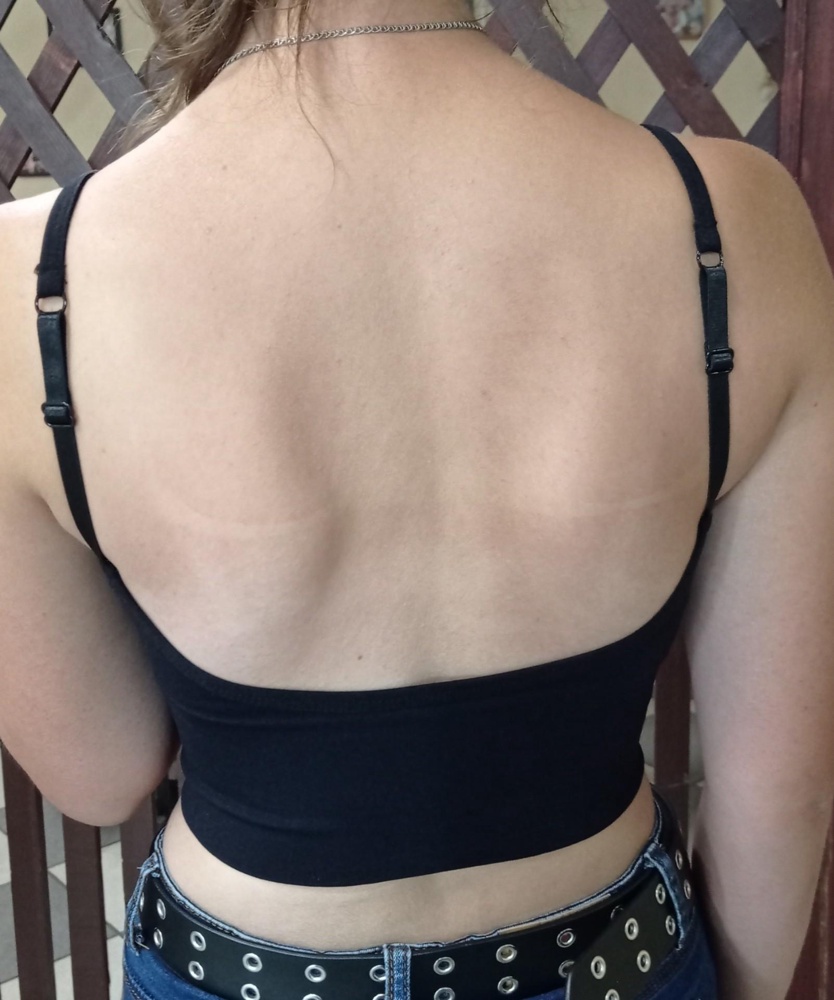 Топ хороший. Дочке понравился. По размеру подошёл.