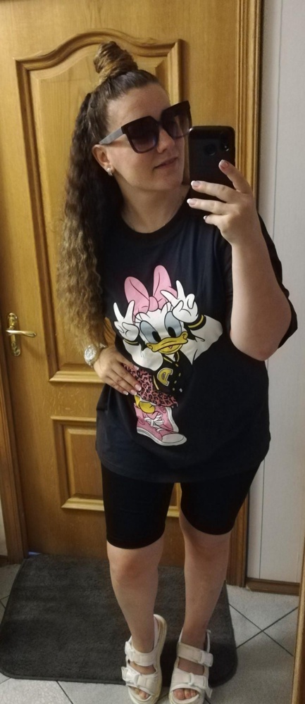 Велосипедки шикарные. На 46 брала L. Ни где не жмут, не перетягивают, сидят супер. Мягкие. Рекомендую товар. Спасибо большое