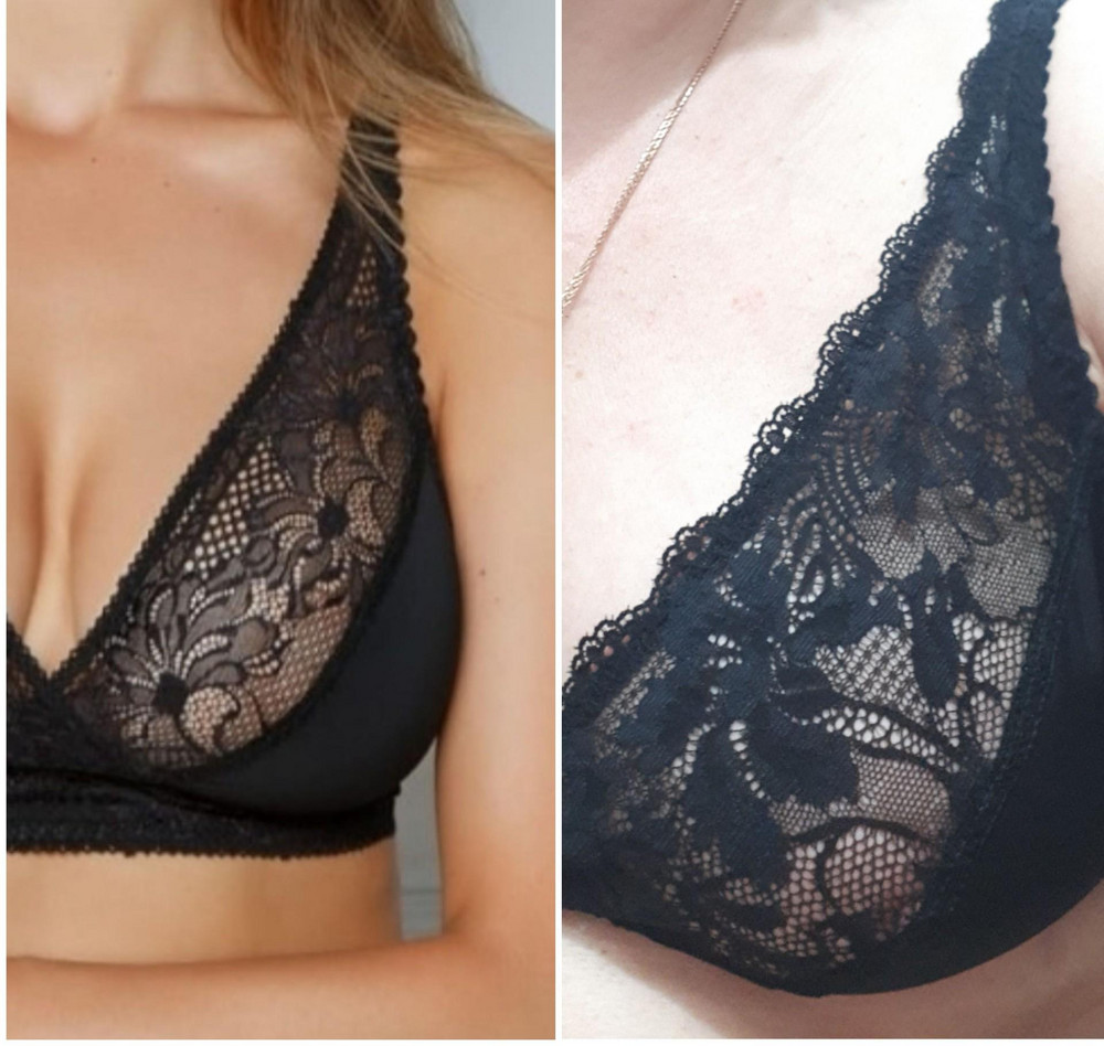 Рисунок и соответственно вид не соответствует. Заказала именно из-за кружева представленного магазином. Теперь за ваше вранье, заплачу 50р за возврат. Уже подумываю о завершении покупок на WB. А бюстгалтер хороший!