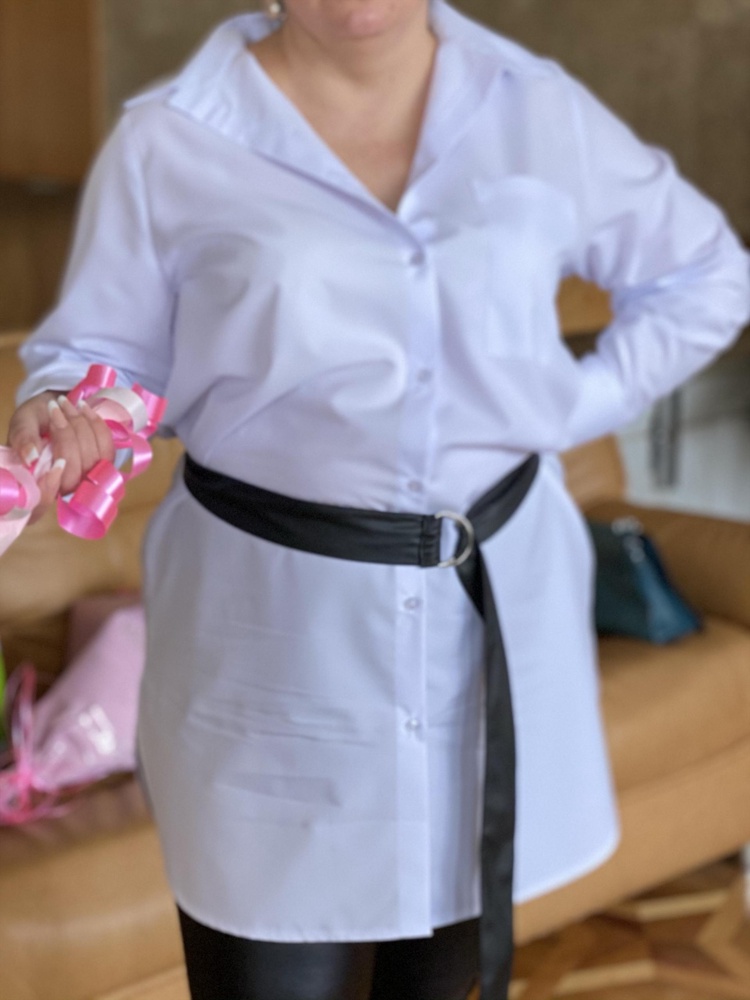 Качество очень понравилось, пришла Хорошо упакована. На мой 52 сел очень хорошо . Брала xl. На 165 рост выше колена. Смотрится стильно