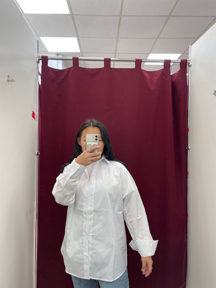 Заказ приехал в целости и сохранности. При росте 150 заказала 40 размер. Чуть большеват но мне нравится, материал плотный 👍