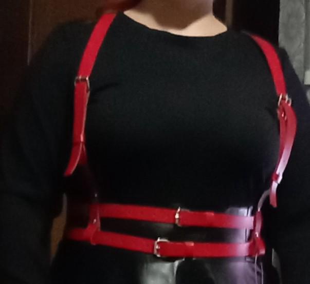 Отличная портупея. Всё качественно. На обхват 90 размер 48-50 как раз