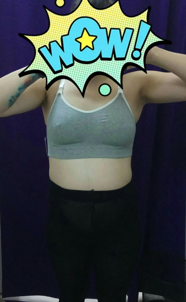 Именно то что искала!!! По резинки сидит плотно, но не давит. В чашечках есть место с учётом того что во время кормления грудь ещё чуть увеличится будет совсем как раз. Приятен к телу. Спасибо.