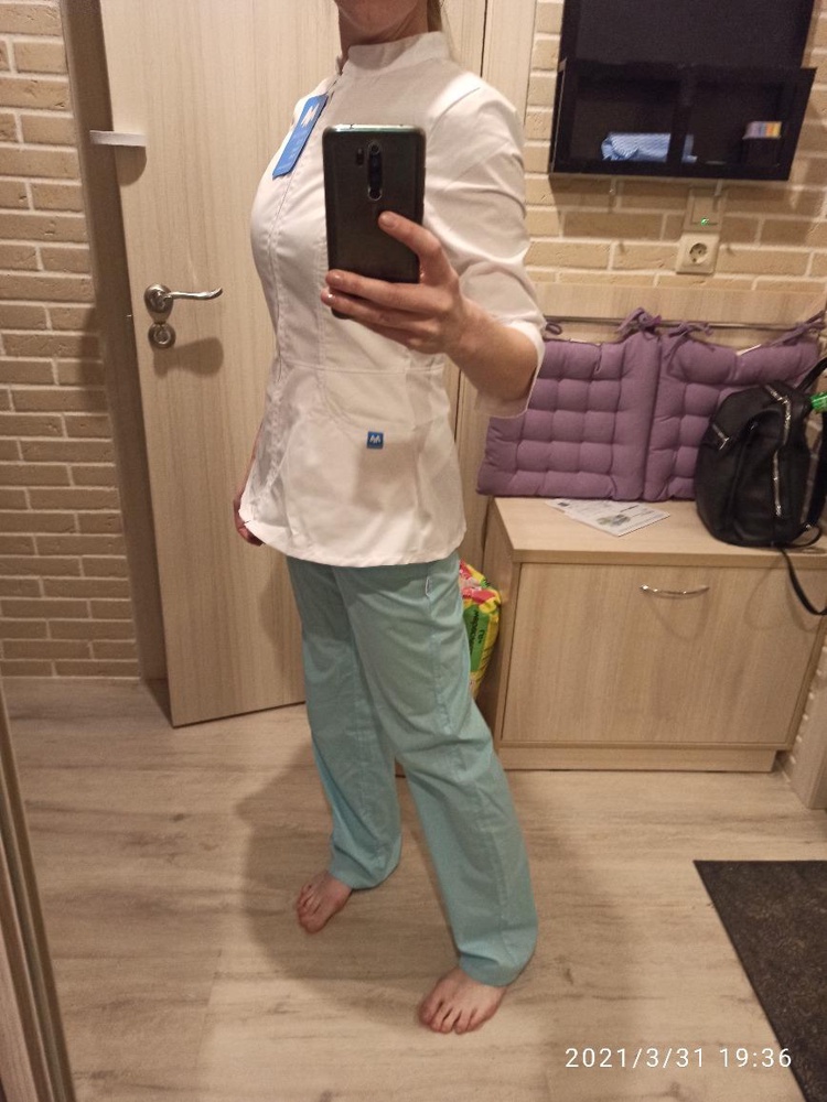 Очень классная рубашка! Мне очень понравилась. Мои размеры: 88-68-92, рост 164. Взяла 44-й размер. Села идеально 