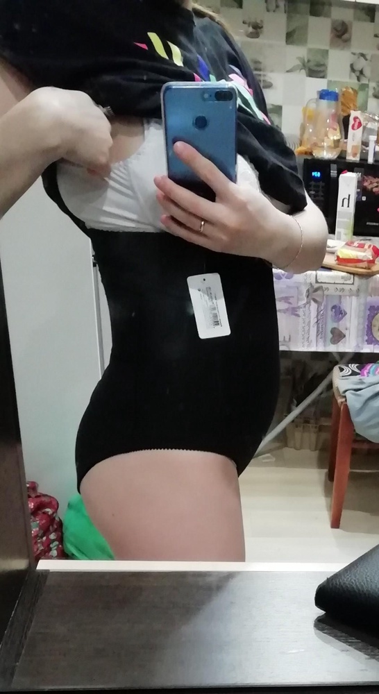 Отличный товар! . Брала 104 на свой 46. Сел хорошо по фигуре, живот утягивает. 
Качество понравилось. Коробка была открытой, но запечатана в пакет.