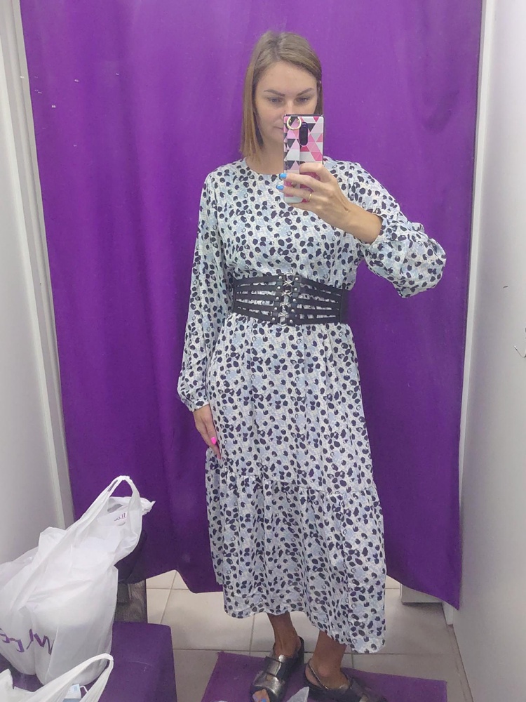 Прикольный, взяла бы, но велик, на 48, наверное, на 44 сильно велик. Талия 69 у меня