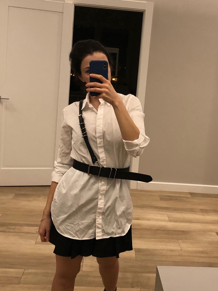 Заказала две на выбор, решила оставить обе! Смотрится супер! Буду делать дополнительные дырочки, чтобы больше облегала