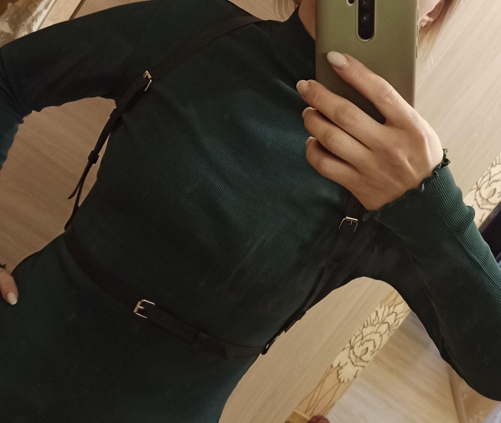 Очень стильная портупея, коллеги оценили)