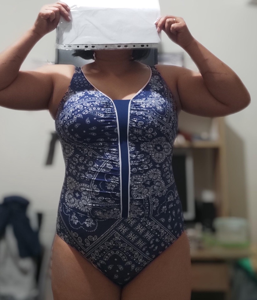 Купальник понравился цвет такой же как фото ОГ- 106, ОТ-96, ОБ-114 взяла размер 52