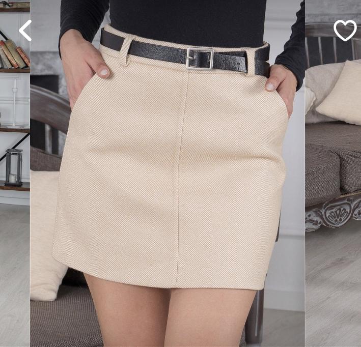 Юбка конечно клёвая,но цвет хотела коричневый как на фото,а пришёл очень светлый 