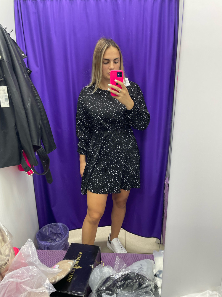 Платье маломерка , рукава короткие для 44 рр 