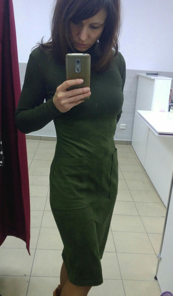 Платье идеально село в талии, груди, на попе. Цает супер, покрой интересный, на работе все завидуют. Теперь мой любимый бренд.