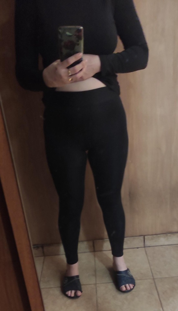 Леггинсы хорошие, на талию 80 и бедра 100 подошёл размер L, пришло быстро. Продавца рекомендую и спасибо за подарок, очень приятно.