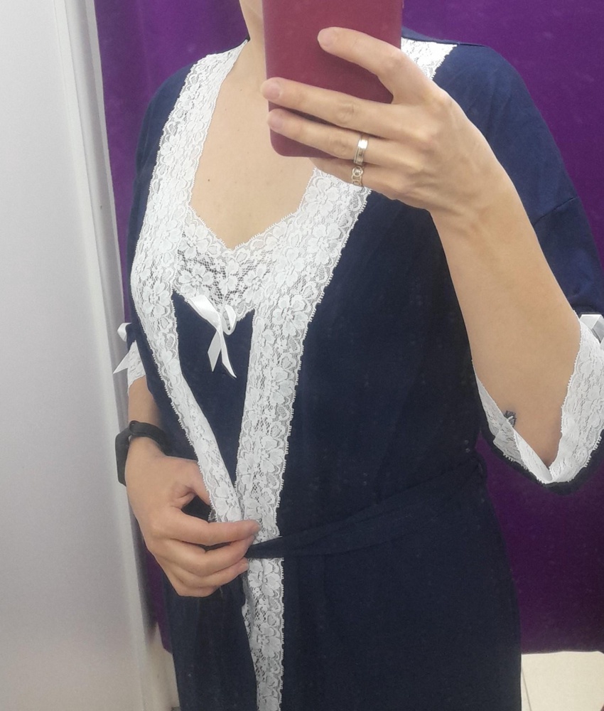 Классный комплект , не пожалела ни на секунду ! Приятная ткань , так и хочется его носить постоянно , мой размер 46 , но взяла 48 , не люблю в обтяжку,  сел прекрасно