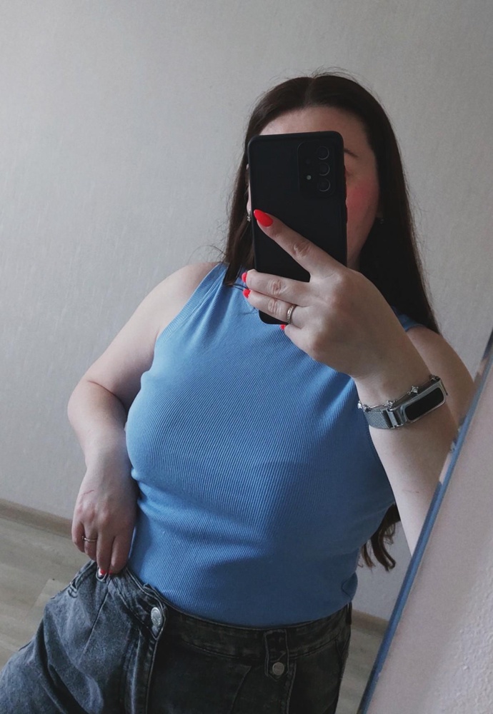 Отличная майка, села идеально! Буду заказывать ещё и в других цветах!