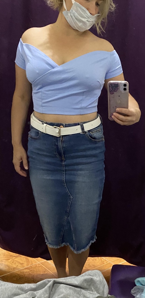 Топ  понравился, подбирала к брюкам ,не подошёл по цвету.