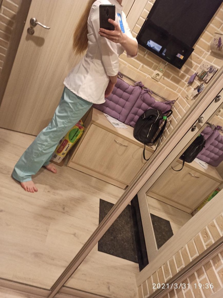 Очень классная рубашка! Мне очень понравилась. Мои размеры: 88-68-92, рост 164. Взяла 44-й размер. Села идеально 