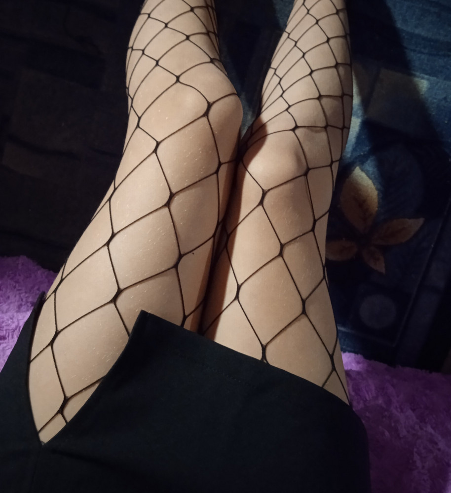 Классные колготки в крупную сетку! Я довольна.