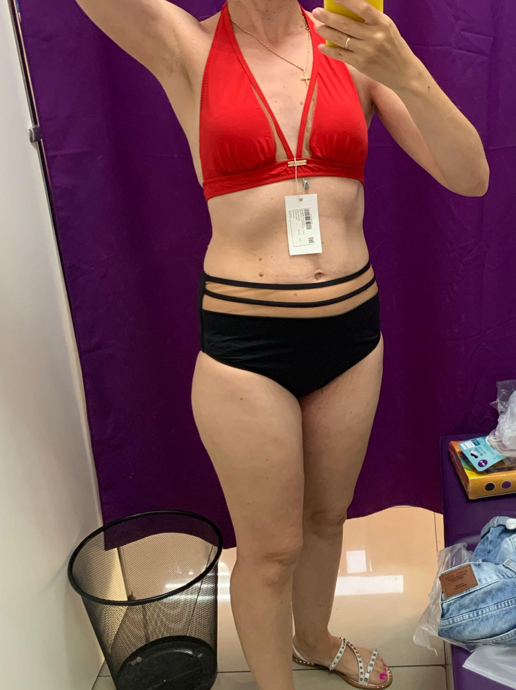 Большемерит, уж очень свободны плавки, ощущение, что в воде можно потерять. Вес 54 ношу размер м обычно, но думаю надо на размер меньше. 