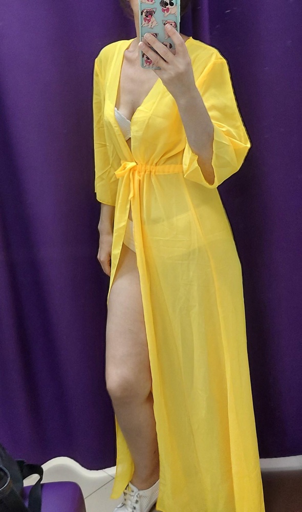 Для меня в бёдрах (94) мало ткани, слишком открывает, а так хорошая туника