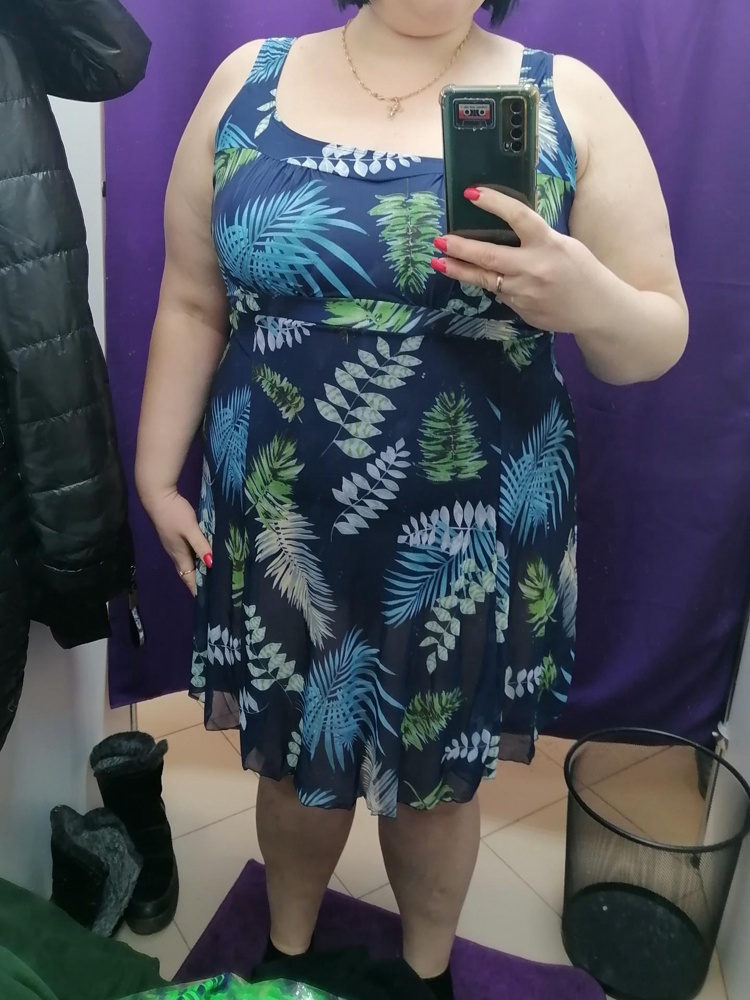 Отличный купальник, сел тоже очень хорошо, размер в размер, но мне не очень расцветка, поэтому взяла другой, а так очень классно сел, мой рост 173, р-р 60, однозначно рекомендую к покупке