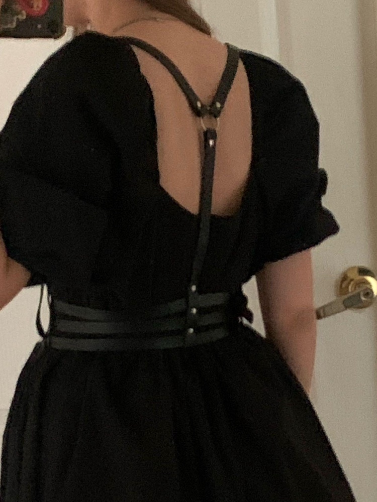 портупея просто вау. дополнила платье прекрасно, спасибо большое!