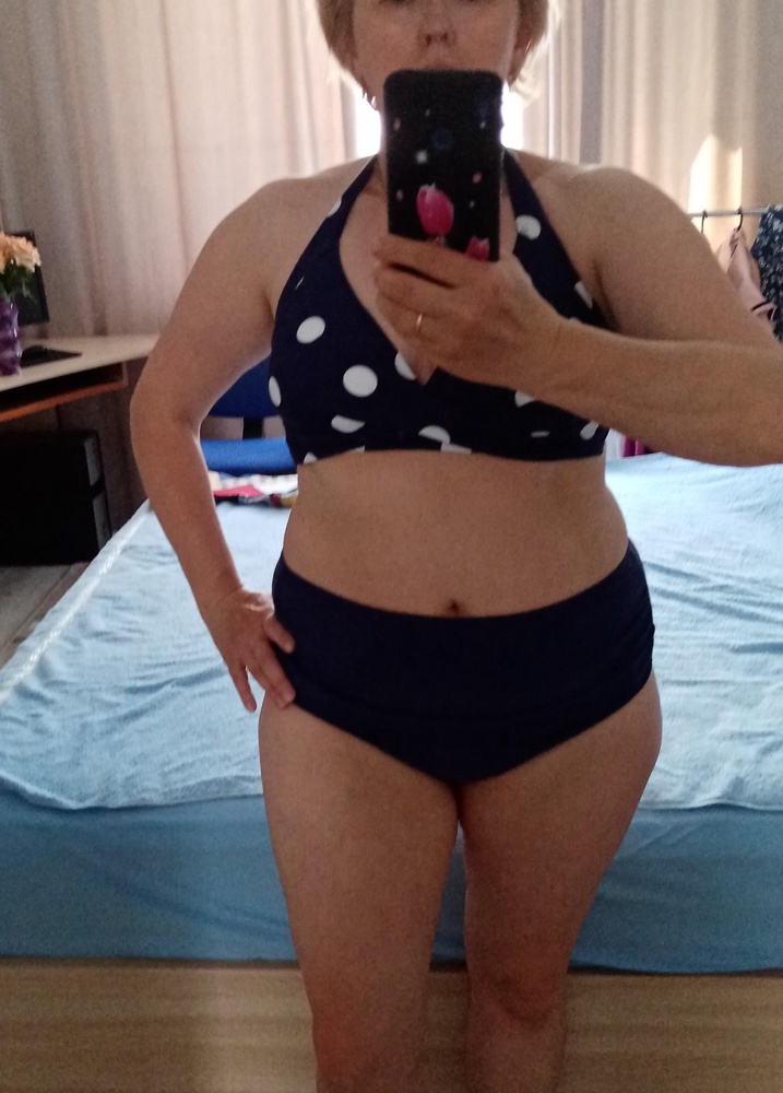 Купальник неплохой. На мои ОБ 108, ОГ 100 свободноват, но перезаказать нет времени-не успеет до отпуска. Учитывая низкую стоимость оставила. Спасибо.