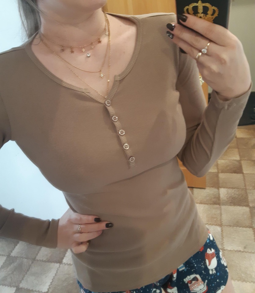 На свой 46р заказала XL -48
Подошло.
если б взяла 46р был бы маленький