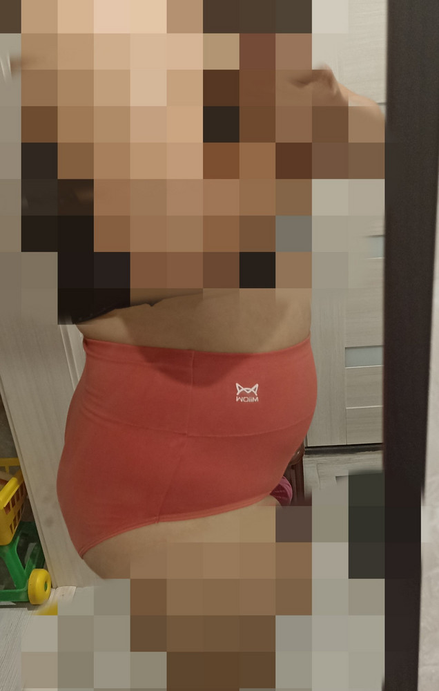 Качественные, с очень высокой посадкой! И сзади и спереди сидят идеально💯✨ Высота на животе выше пупка, как и хотела 🙏
Материал приятный, не плотный. Трусики не утягивающие, но всё равно очень ровно сидят. Размер подошёл! 
Спасибо большое!