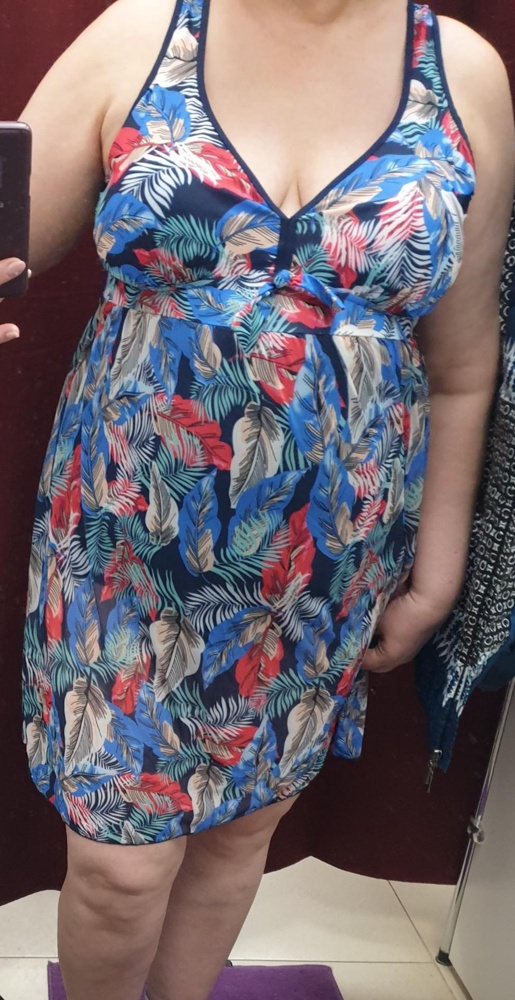 РЕКОМЕНДУЮ!РАЗМЕР В РАЗМЕР.НЕ НА МАЛЕНЬКУЮ ГРУДЬ.УДОБНО,ПРИКРЫВАЕТ ЛИШНИЕ СКЛАДОЧКИ.НА РОСТ 1.70 ЧУТЬ ВЫШЕ КОЛЕН.ТЕПЕРЬ НЕ СТЫДНО ПОЙТИ НА ПЛЯЖ!СПАСИБО!УГОДИЛИ БАБУШКЕ!СНЯЛА ЗВЕЗДУ ЗА ЧАШЕЧКИ НА ГРУДИ,Т.К.ПРАКТИЧНЕЕ, КОГДА ОНИ СЬЕМНЫЕ!