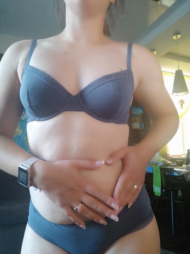 Отличная упаковка, красивейший серый цвет, размер соответствует, ниток торчащих нет, посмотрим как будет в носке. Первая примерка очень порадовала. Купила сразу комплектом. Мои параметры ОГ 90, ОПГ 80, ОБ 92 (трусы размер 94-S арт. 27534357)