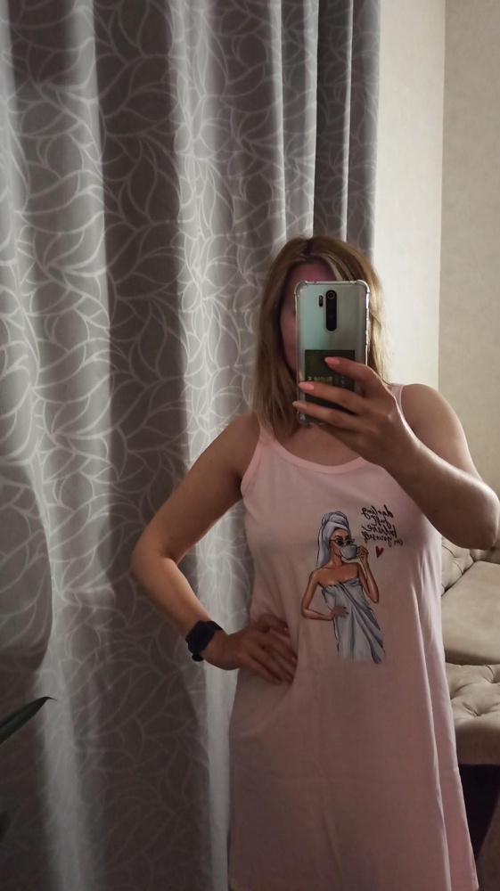 Люблю после душа пить кофе, поэтому взяла с таким рисунком))), размер взяла с запасом на случай усадки после стирки