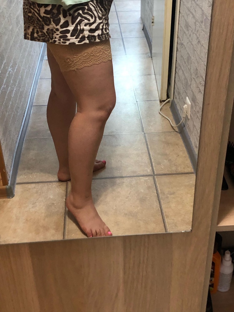 Отличное решение глобальной проблемы!💪🏼💪🏼💪🏼💪🏼 сидят идеально, благодаря силиконовой ленте не скатываются, приятные к телу, незаметные под одеждой 