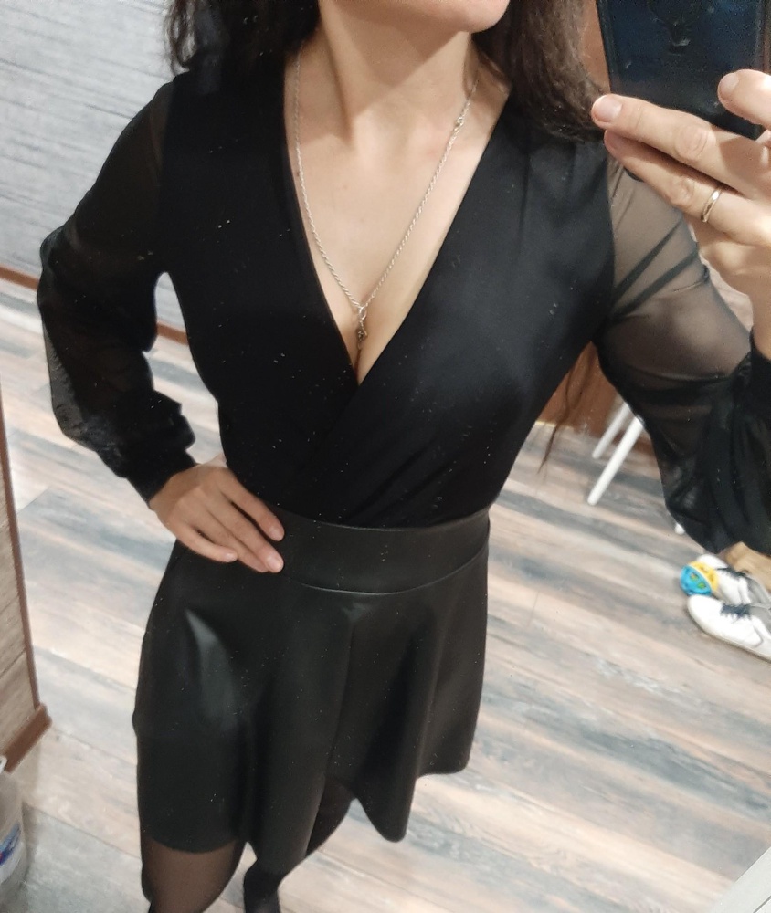 Очень понравилось боди  .буду заказывать еще из этой фирмы  .можно  было и на размер меньше  .зато в промежности ничего не жмет