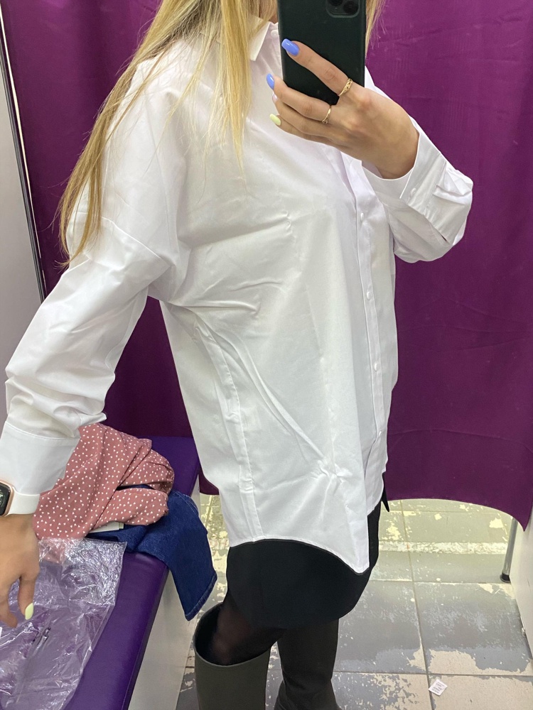 Рост 165. Размер Xs . Классная рубашка , но по размеру не подошла , поэтому возврат . 