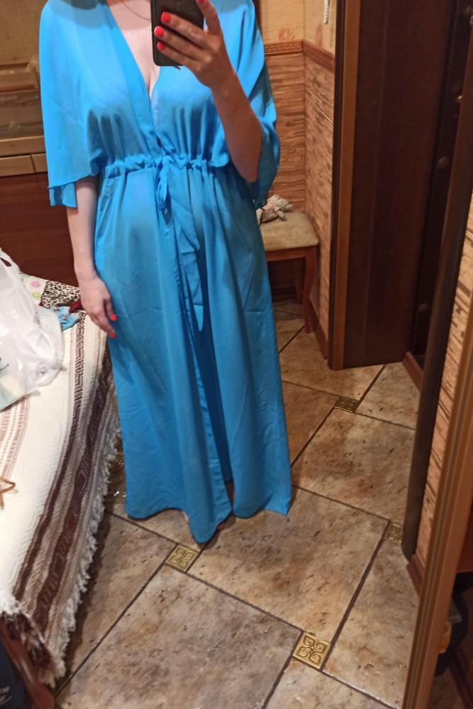 Классная, приятная к телу, хоть и синтетика, холодит, производство Россия👍, в размер, на рост 166 в пол.