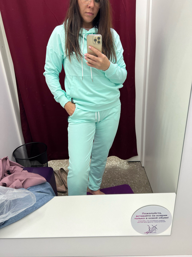 Качество понравилось, размер подошёл. Только на мой рост 157 (размер М) брюки длинноваты) пришлось подвернуть