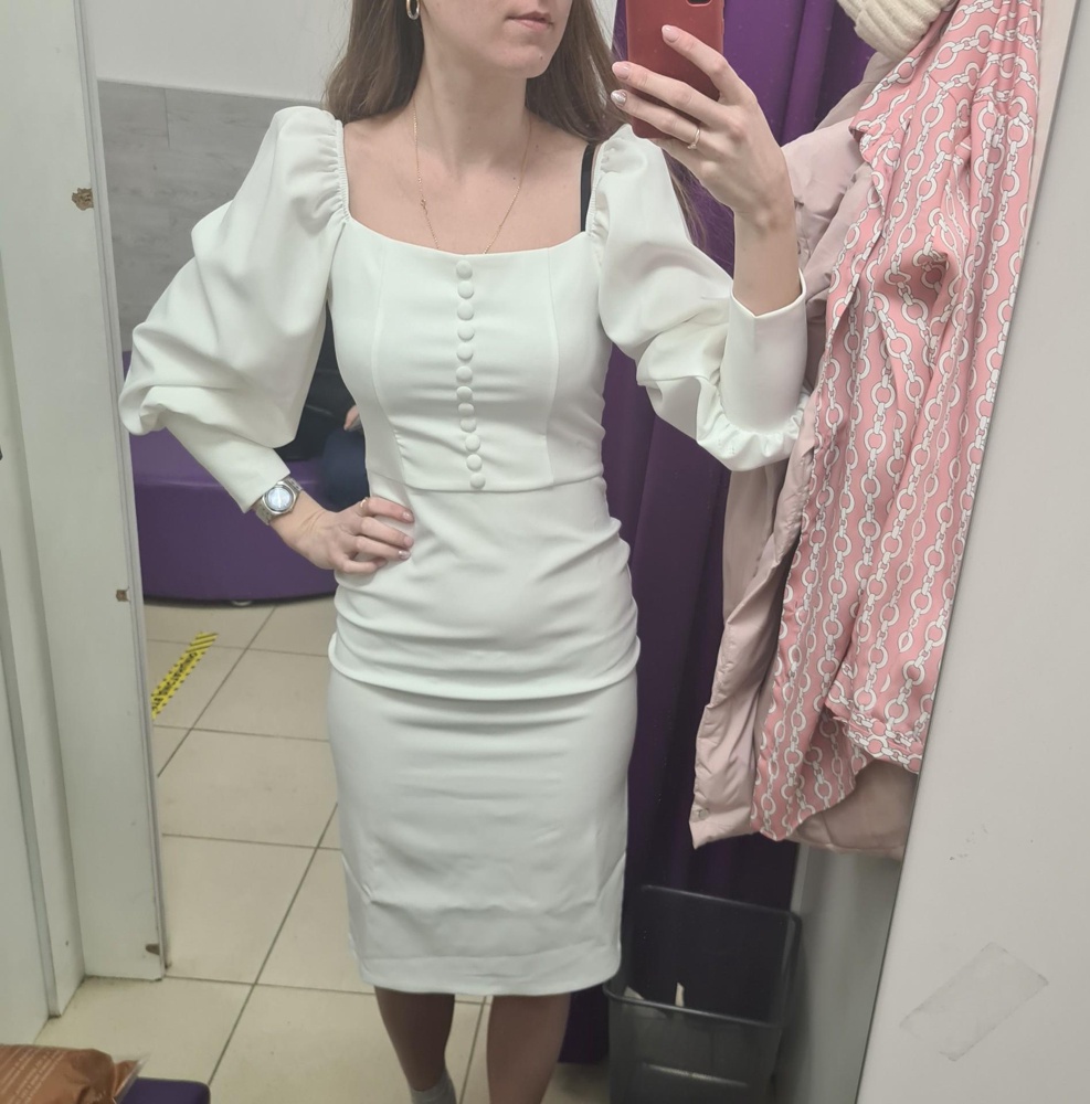 Платье хорошее, но больше понравилась другая модель, поэтому отказ