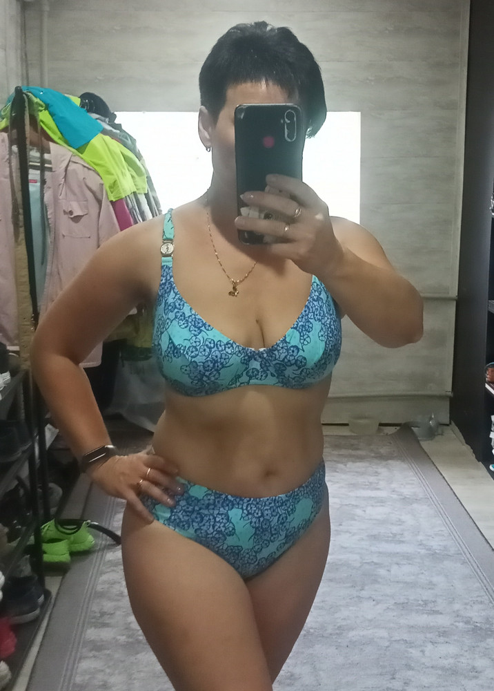 Качество 🔥 На мой 48 р полная троечка в груди - 46F сел идеально. Купальник супер!