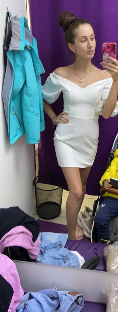 Платье 🔥! По размеру подошло! Короткое, но для в самый раз! Спасибо ☺️ 