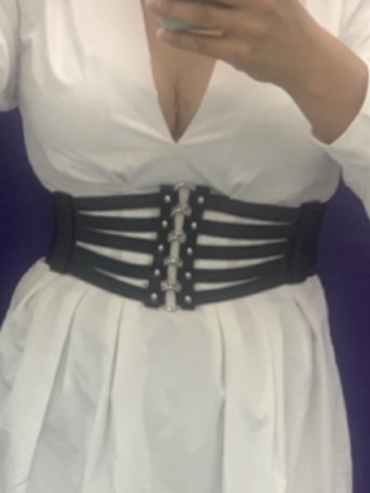 Отличный ремень, оказался немного широковат в объёме, но это я не заморочилась и не учла параметры