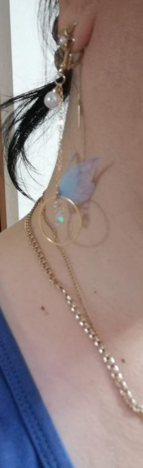 Серьги очень классные, красивые и стильные. На любой праздник и на повседневку!