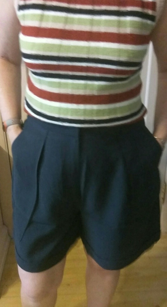 Шорты хорошие, швы ровные, ткань мягкая приятная к телу.на бедра 98. Село отлично. Спасибо магазину