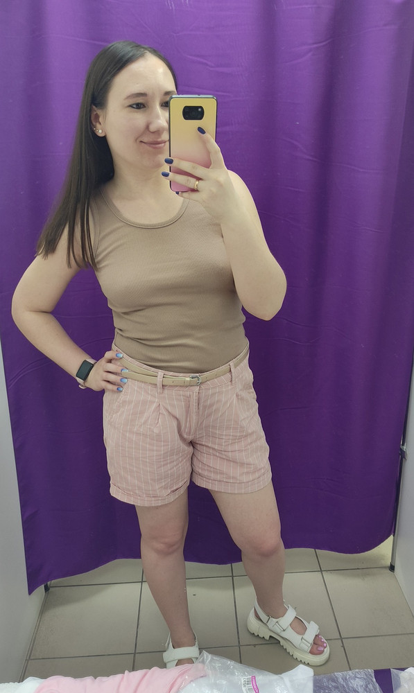 Классная базовая майка. Приятная ткань)