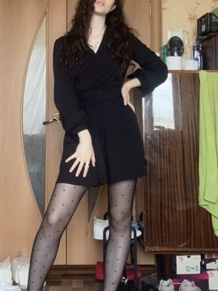 Платье хорошо село, ниток нет)))