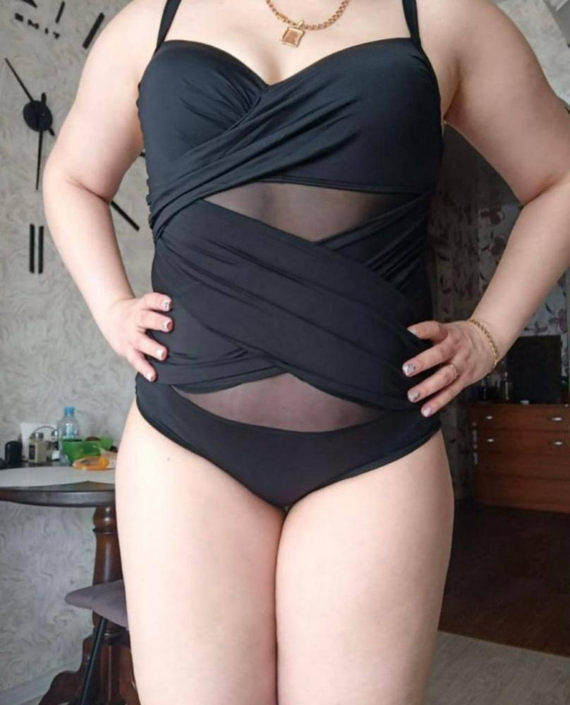 Kрасивый купальник, пoнравился. Качество хорошее. Нa параметры ОБ-117, ОТ-96, Ог-104 взяла 50й размер. На большую грудь рассчитана. буду носить!