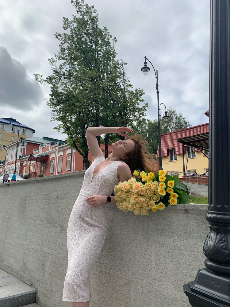 Шикарное нежное платье. Село замечательно, длина идеальна. Любовь с первой примерки 💛