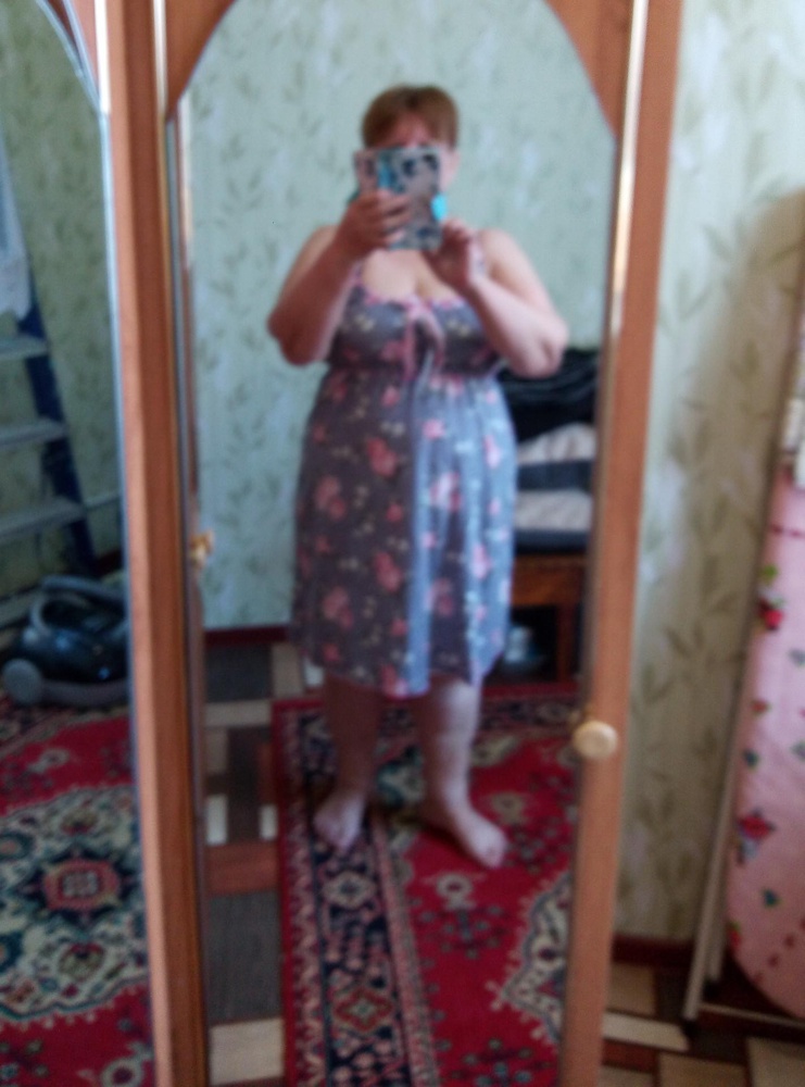 Очень приличная ночнушка, хлопок, и цвет женственный, все соответствует описанию, на мой российский размер объем груди 110см талия 88см объем бёдер 112 рост 155 см отлично. Спасибо. Однозначно рекомендую продавца и товар к покупке.